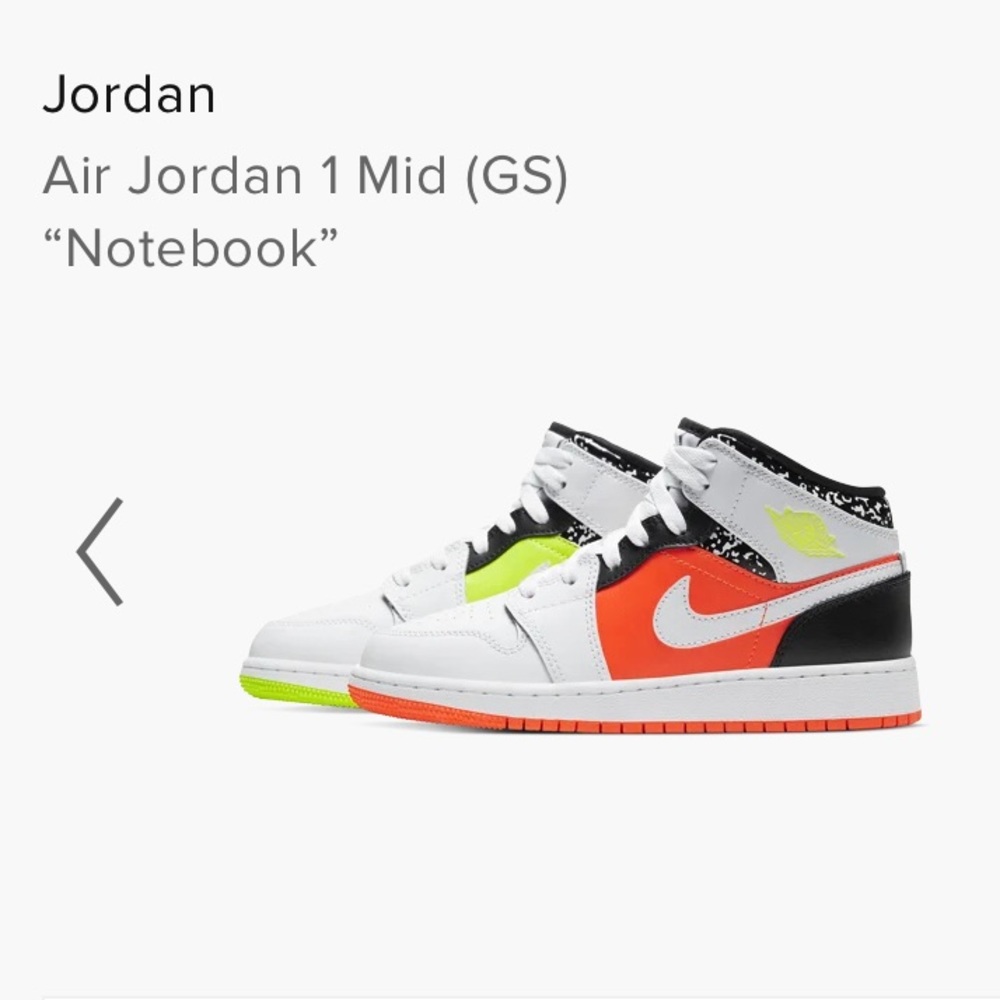 Nike Air Jordan 1 Mid “notebook” sneakers